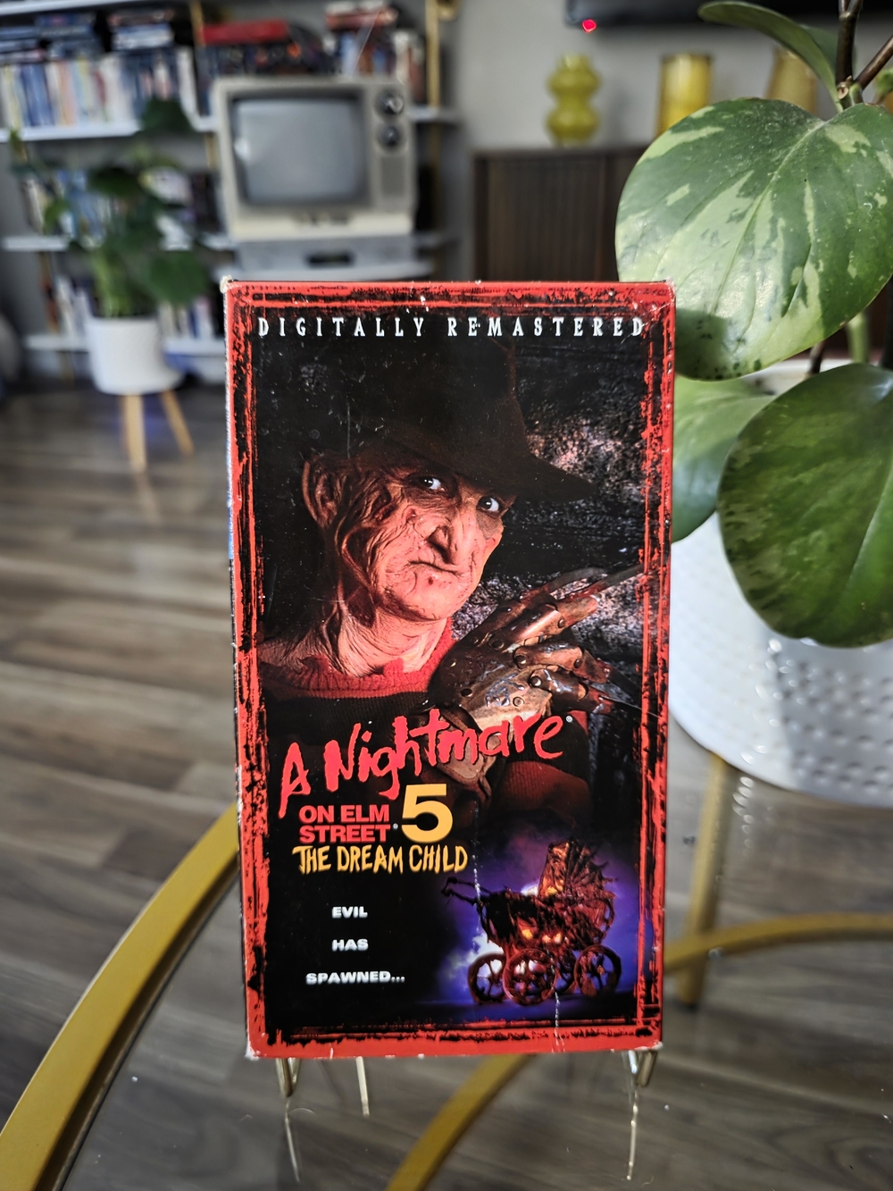 'A Nightmare on Elm Street 5' VHS WITH SIDE BOXSET SPINE PICTURE
